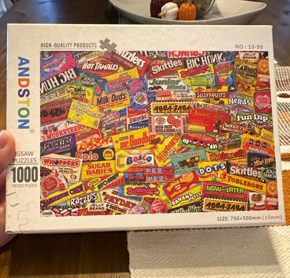 ANDSTON / Crazy Candy / 1000 Piece Interlocking Wooden Jigsaw Puzzle